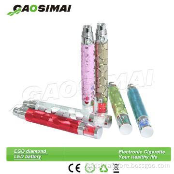 electronic cigarette wholeslae china ego LED diamond battery